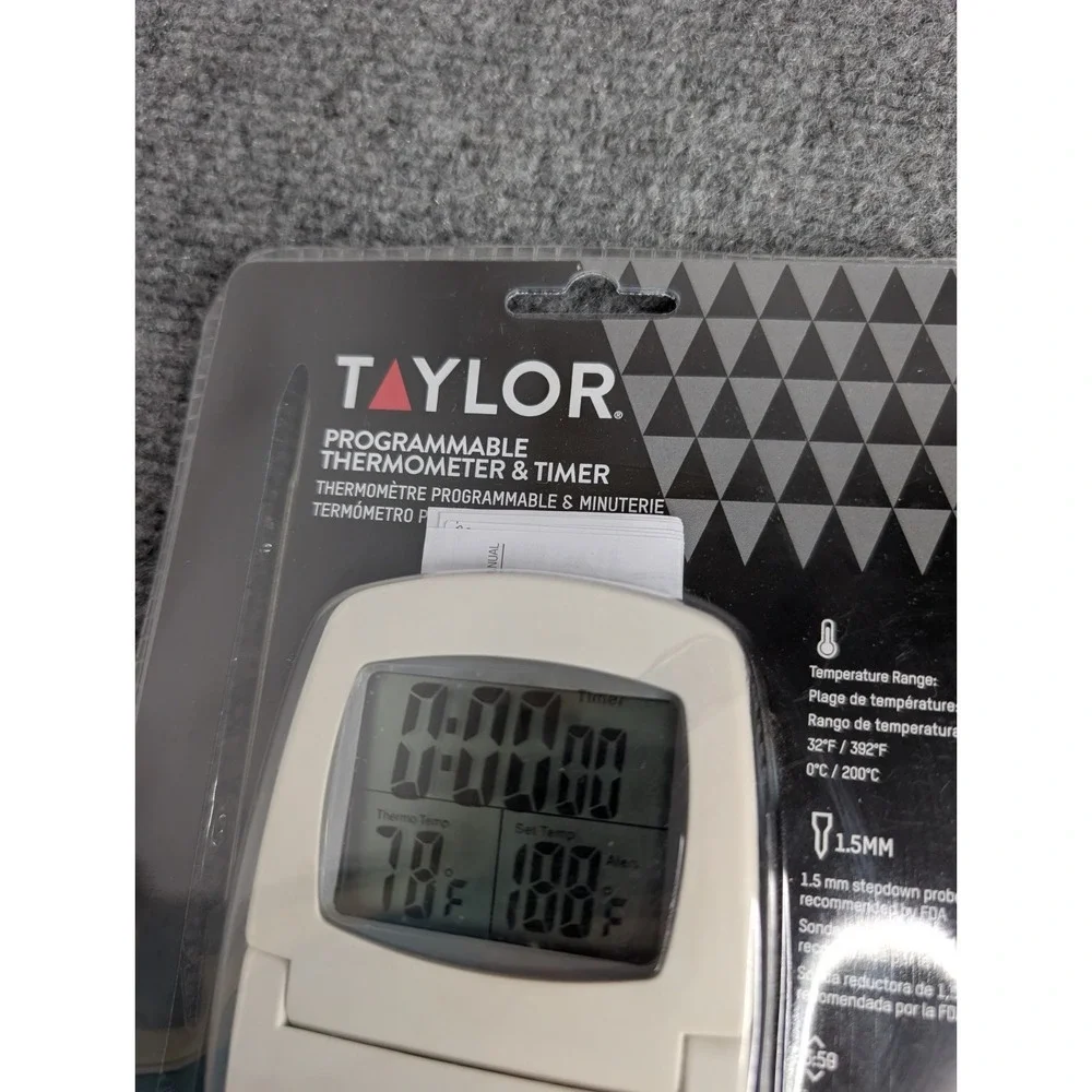 NEW Taylor Programmable Thermometer‎ & Timer 1470FS SEALED